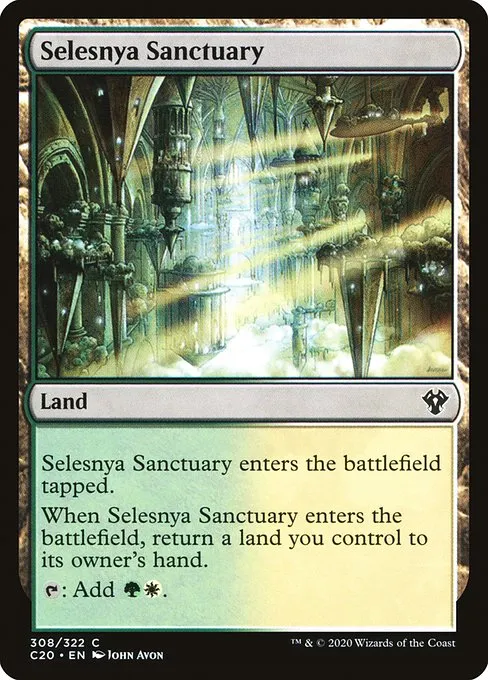 Selesnya Sanctuary · Commander 2020 308/322