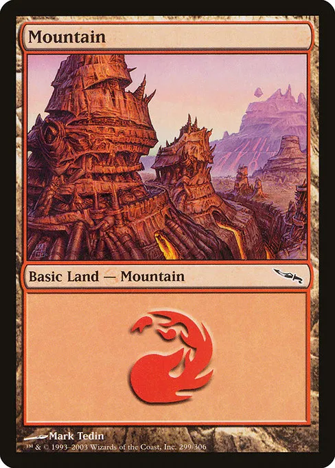 Mountain · Mirrodin 299/306