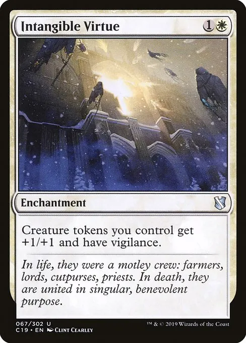 Intangible Virtue · Commander 2019 67/302