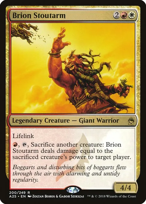 Brion Stoutarm · Masters 25 200/249
