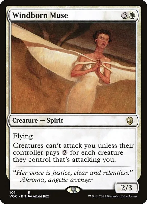 Windborn Muse · Crimson Vow Commander 101/188
