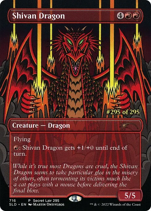 Shivan Dragon · Secret Lair Drop 716/2547