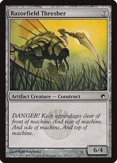 Razorfield Thresher · Scars of Mirrodin 197/249