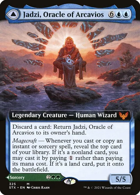 Jadzi, Oracle of Arcavios // Journey to the Oracle · Strixhaven: School of Mages 325/393
