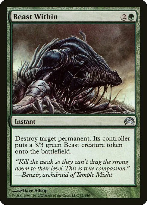 Beast Within · Planechase 2012 57/156