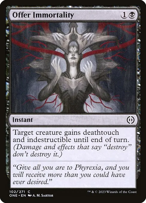 Offer Immortality · Phyrexia: All Will Be One 102/479