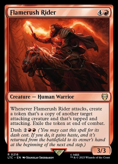 Flamerush Rider · Tales of Middle-earth Commander 216/591