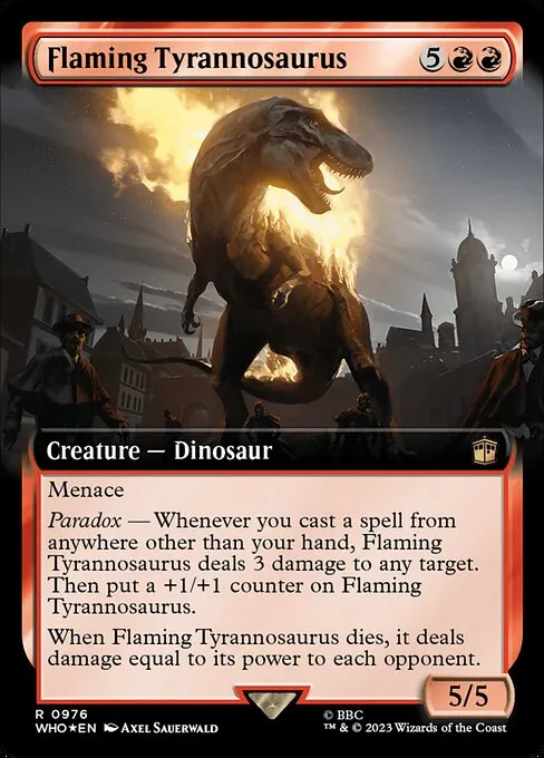 Flaming Tyrannosaurus · Doctor Who 976/1178