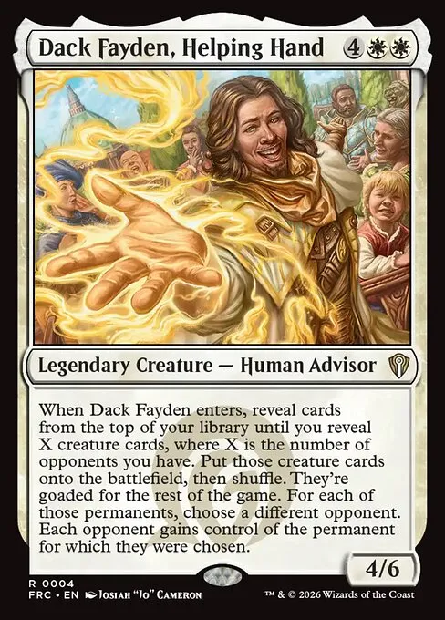 Dack Fayden, Helping Hand · Reality Fracture Commander 4/2