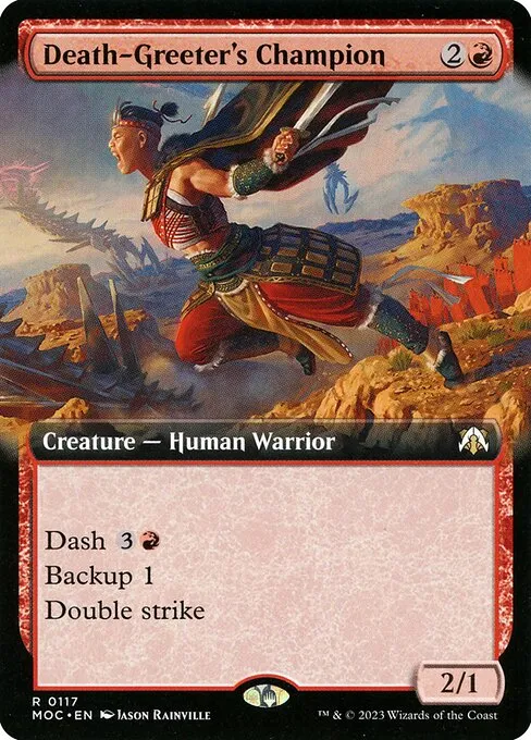 Death-Greeter's Champion · March of the Machine Commander 117/450
