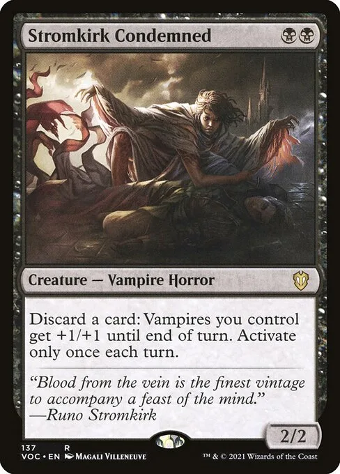 Stromkirk Condemned · Crimson Vow Commander 137/188