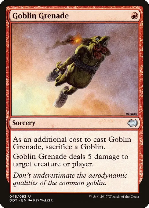 Goblin Grenade · Duel Decks: Merfolk vs. Goblins 45/63