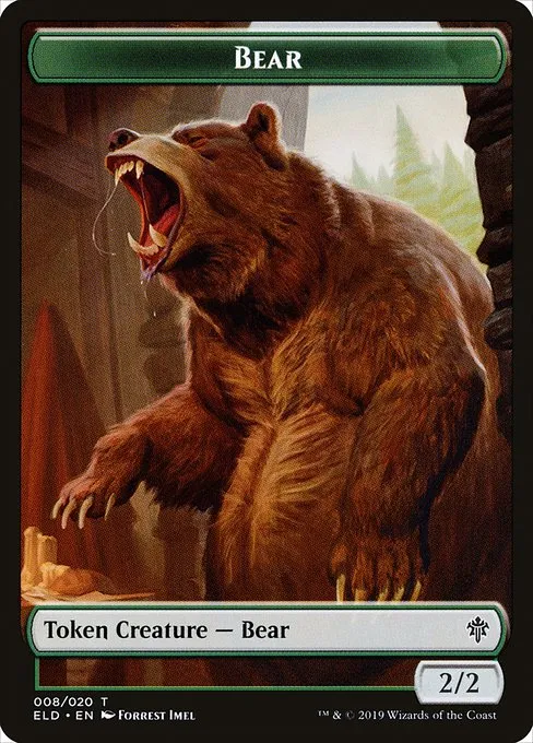 Bear · Throne of Eldraine Tokens 8/20