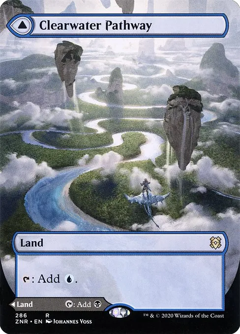 Clearwater Pathway // Murkwater Pathway · Zendikar Rising 286/407