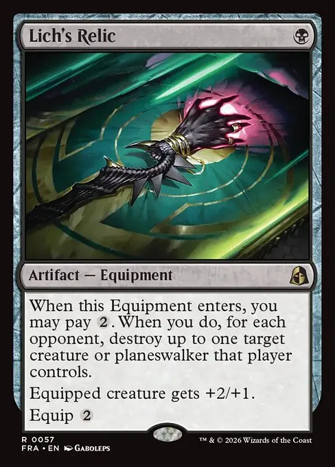Lich's Relic · Reality Fracture 57/7
