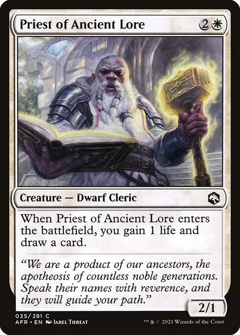 Priest of Ancient Lore · Adventures in the Forgotten Realms 35/424