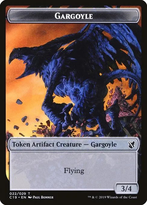 Gargoyle · Commander 2019 Tokens 22/29