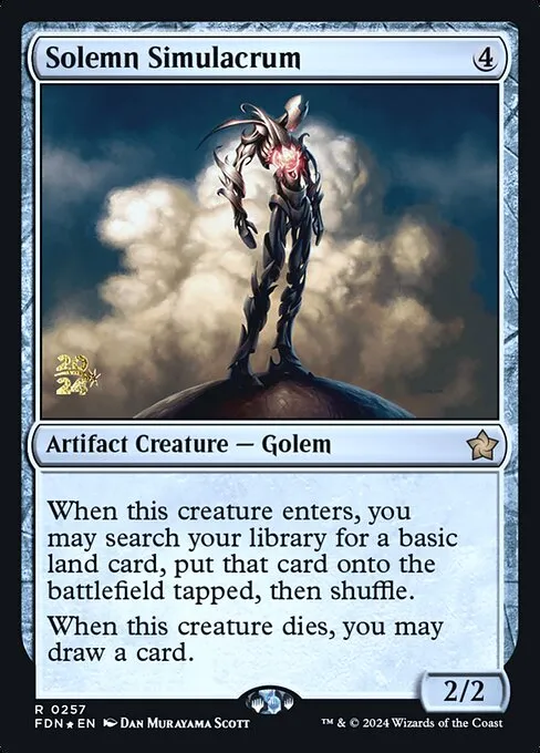 Solemn Simulacrum · Foundations Promos 257s/106