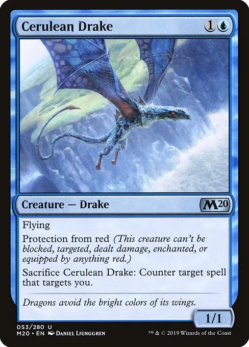 Cerulean Drake · Core Set 2020 53/346