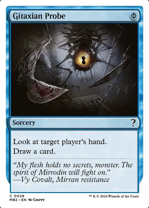 Gitaxian Probe · Mystery Booster 2 28/385