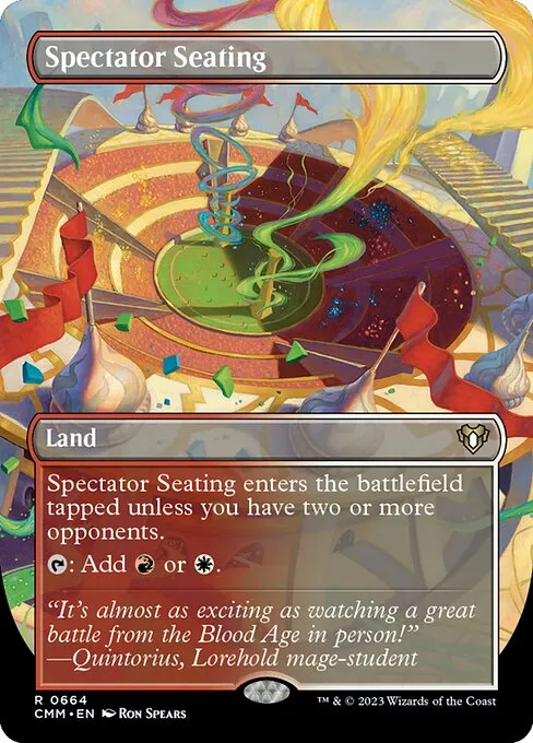 Spectator Seating · Commander Masters 664/1067