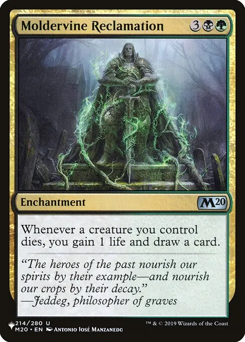 Moldervine Reclamation · The List M20-214/5050