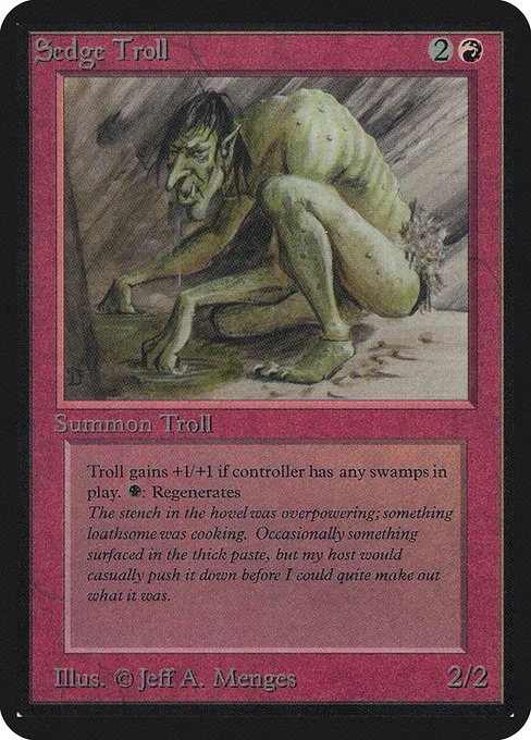 Sedge Troll · Limited Edition Alpha 172/295