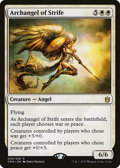 Archangel of Strife · Commander Anthology 5/320