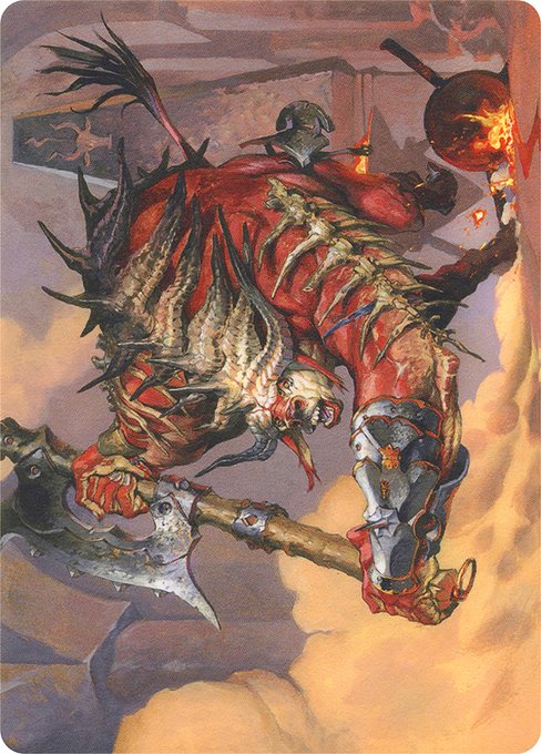 Spinehorn Minotaur // Spinehorn Minotaur · Modern Horizons Art Series 38/54