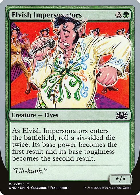 Elvish Impersonators · Unsanctioned 62/96