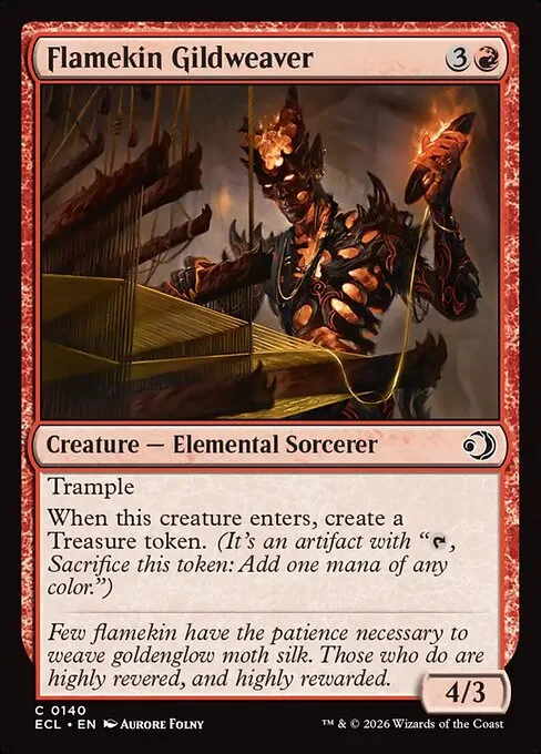 Flamekin Gildweaver · Lorwyn Eclipsed 140/408