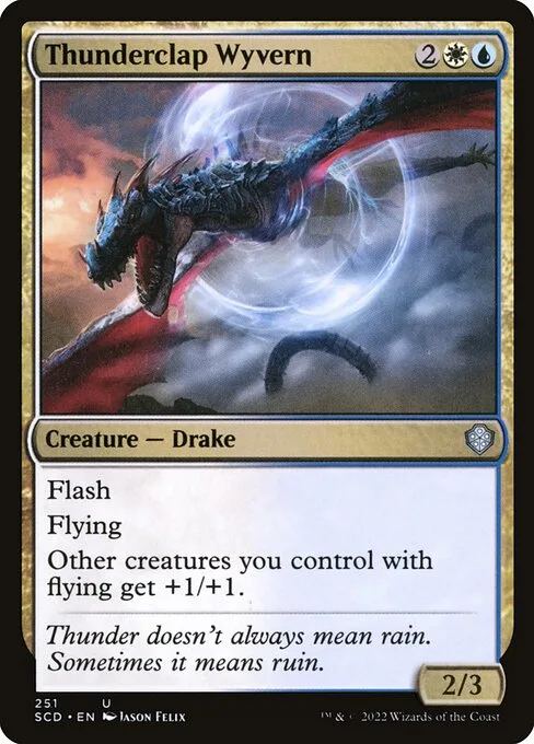 Thunderclap Wyvern · Starter Commander Decks 251/352