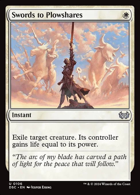 Swords to Plowshares · Duskmourn: House of Horror Commander 106/373