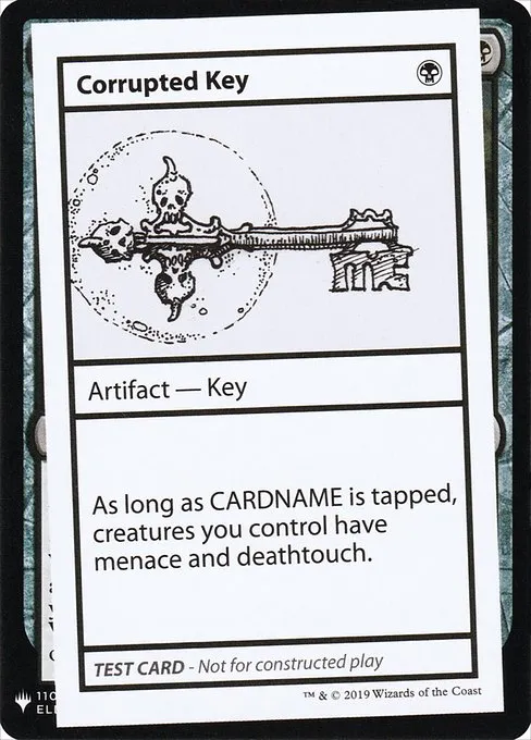 Corrupted Key · Mystery Booster Playtest Cards 2019 39/121