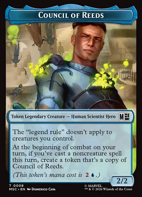Council of Reeds · Marvel Super Heroes Commander Tokens 8/32