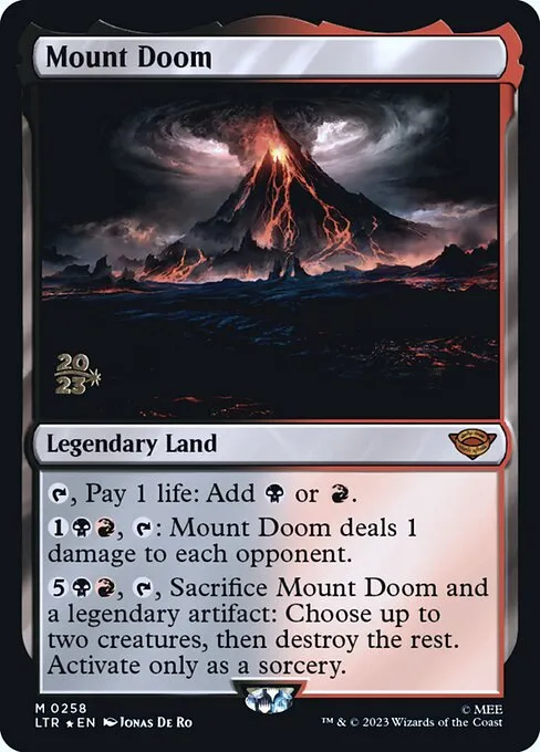 Mount Doom · Tales of Middle-earth Promos 258s/86
