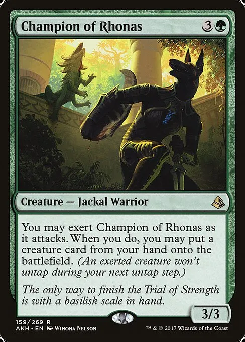 Champion of Rhonas · Amonkhet 159/287