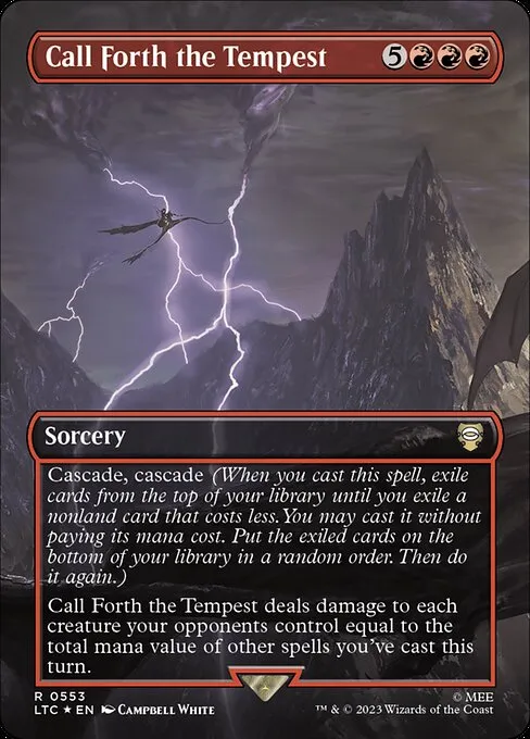 Call Forth the Tempest · Tales of Middle-earth Commander 553/591