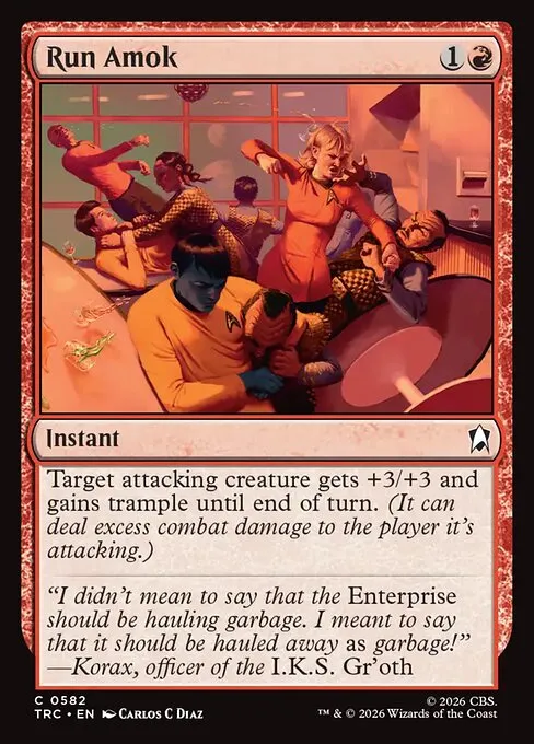 Run Amok · Star Trek Commander 582/1