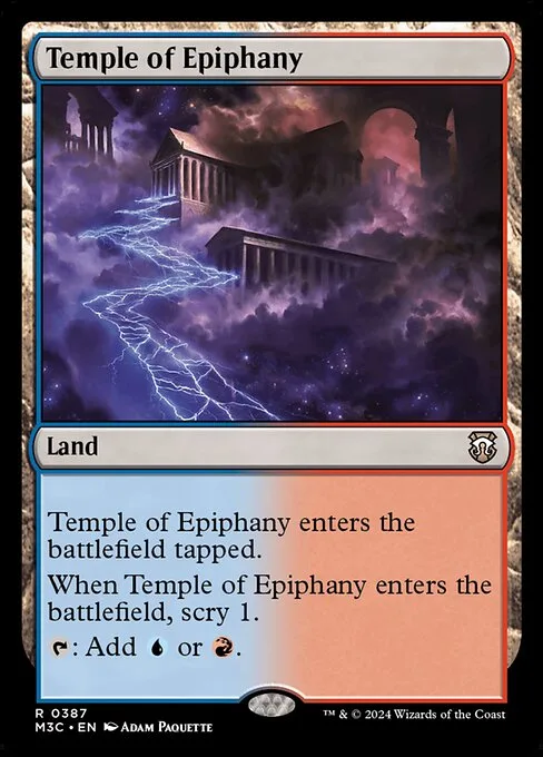 Temple of Epiphany · Modern Horizons 3 Commander 387/398