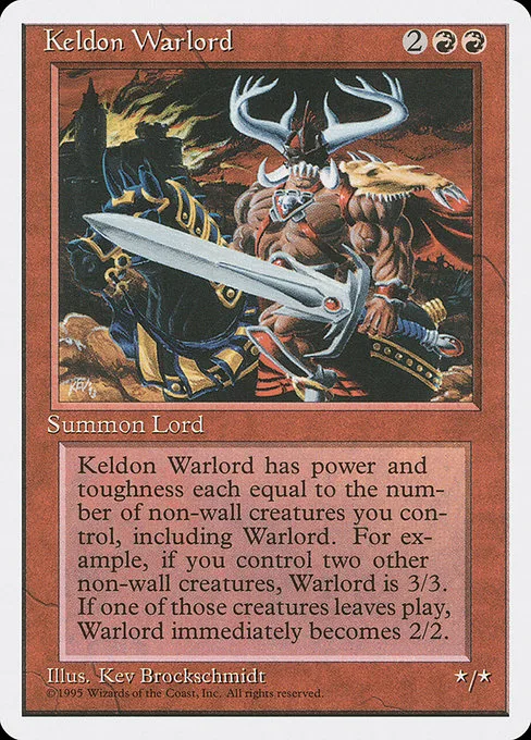 Keldon Warlord · Fourth Edition 207/380