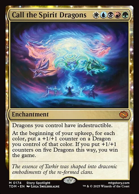 Call the Spirit Dragons · Tarkir: Dragonstorm 174/427
