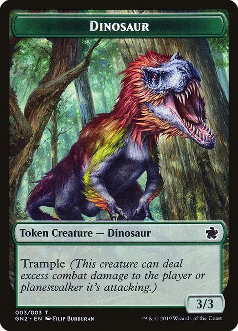 Dinosaur · Game Night 2019 Tokens 3/3