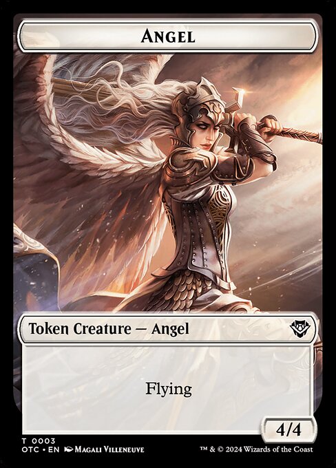 Angel · Outlaws of Thunder Junction Commander Tokens 3/41