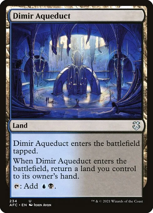 Dimir Aqueduct · Forgotten Realms Commander 234/331