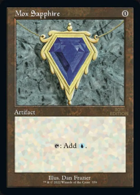 Mox Sapphire · 30th Anniversary Edition 559/594