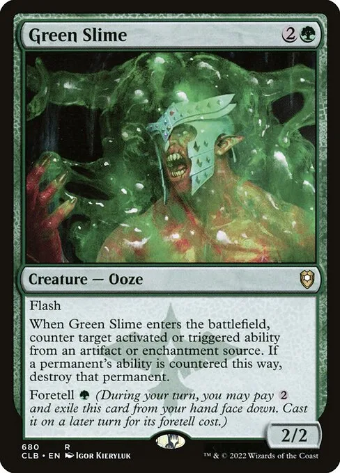 Green Slime · Commander Legends: Battle for Baldur's Gate 680/936