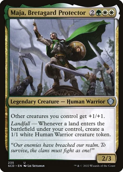 Maja, Bretagard Protector · Starter Commander Decks 235/352