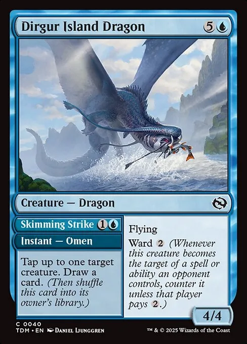 Dirgur Island Dragon // Skimming Strike · Tarkir: Dragonstorm 40/427