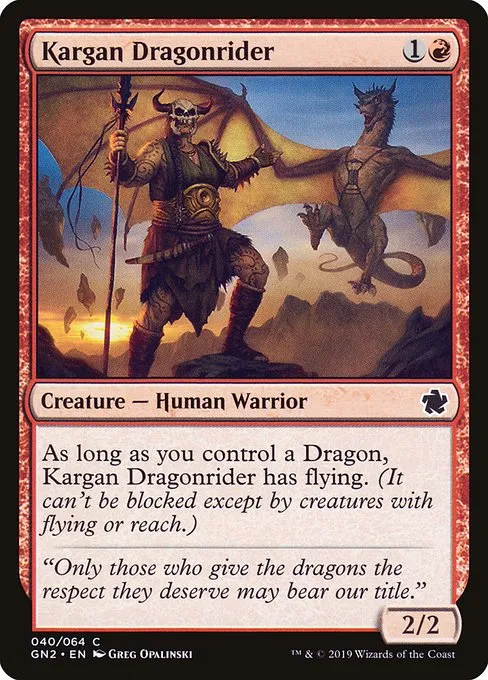 Kargan Dragonrider · Game Night 2019 40/64